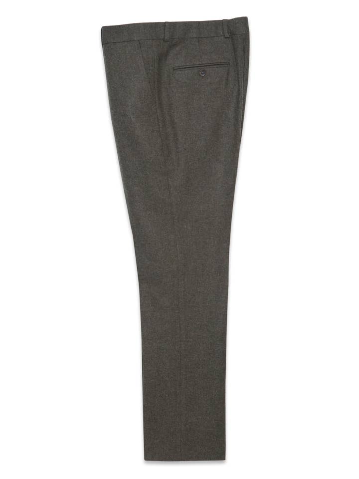 Hose aus Wollmischgarn in Salbei, Haferflocken und Marineblau für den Großhandel von GUIDE LONDON