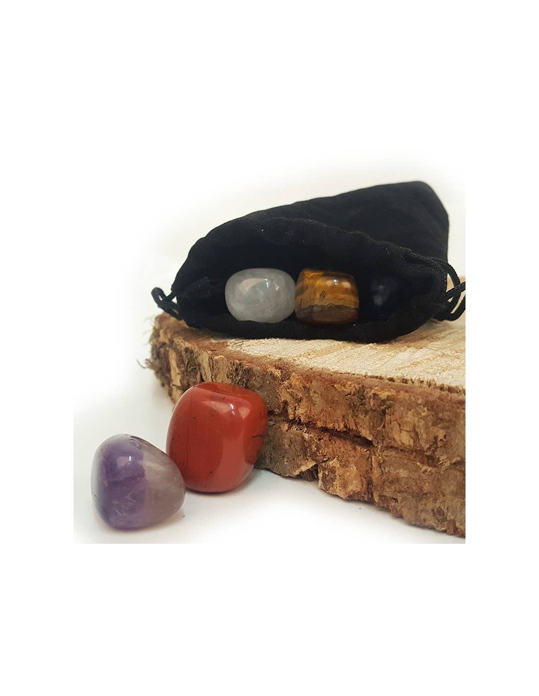MAISON HALLEUX SRL - Wholesale Spiritual Stone/Crystal - Natural stones for the 7 chakras box and bag3