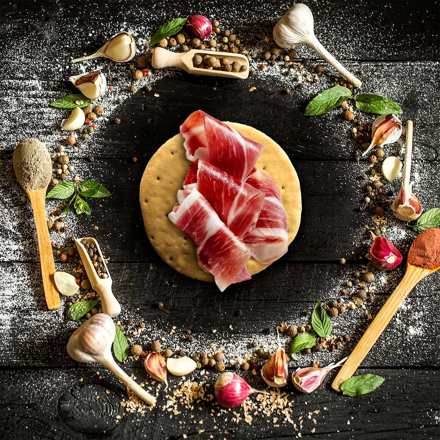 Lady Joseph - Wholesale Crackers - Maxi Cracker with green olives & Olive Oil olive cracker8