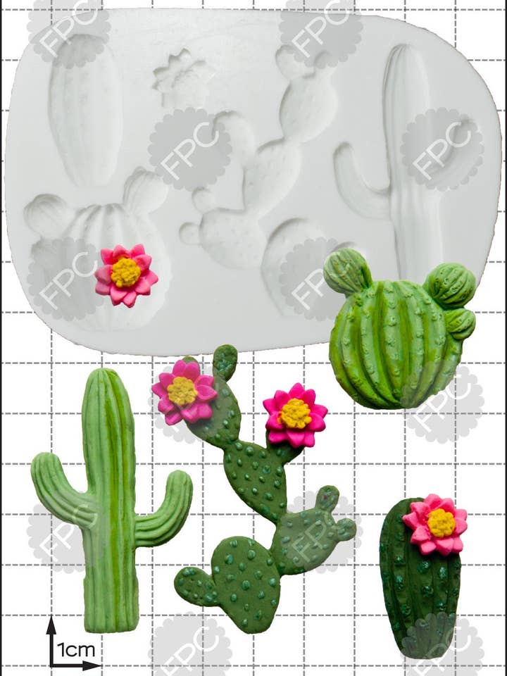 Molde de silicona para cactus - 'Cactus' de FPC Sugarcraft para venta al por mayor de FPC Sugarcraft