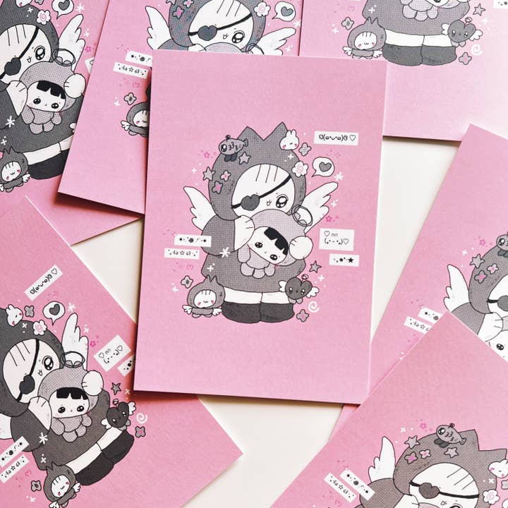 Kitty Angel Buddy Print for engroshandel hos tabetaaii