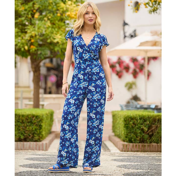 Anya blomsterprintet buksedragt for engroshandel hos Joe Browns