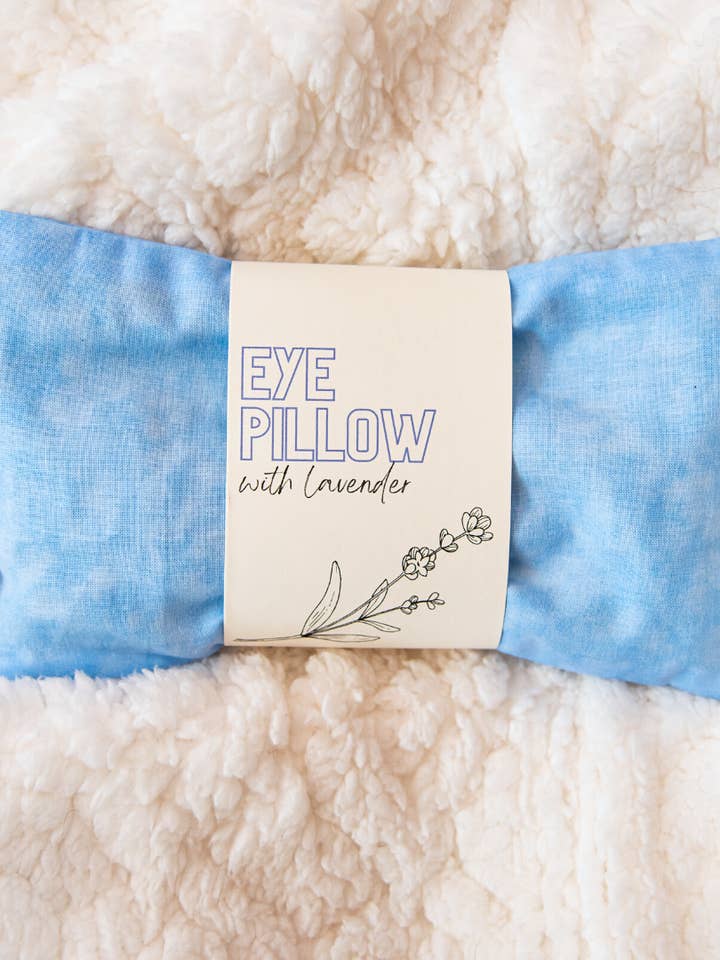Weighted Aromatherapy Eye Pillow - Sky for wholesale by Two Birds Eco Shop