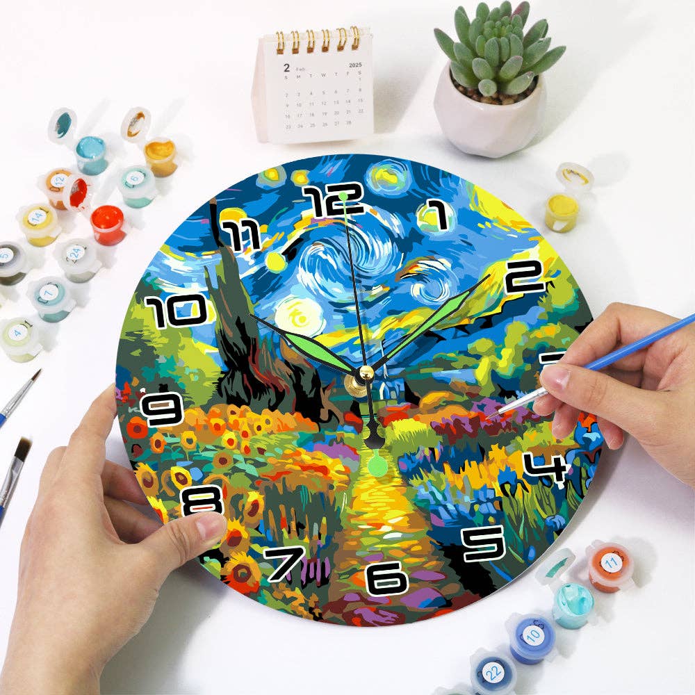 Paint Your Numbers – Engroshandel DIY-hobbysæt – Mal Øjeblikket – Stjernehave Urkit23