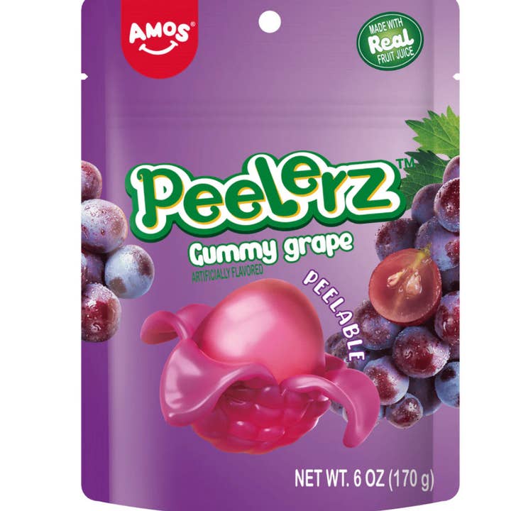 Sweet As Fudge Candy Shoppe - Wholesale Gummy - Gummy Grape Peelerz 12 pack case0