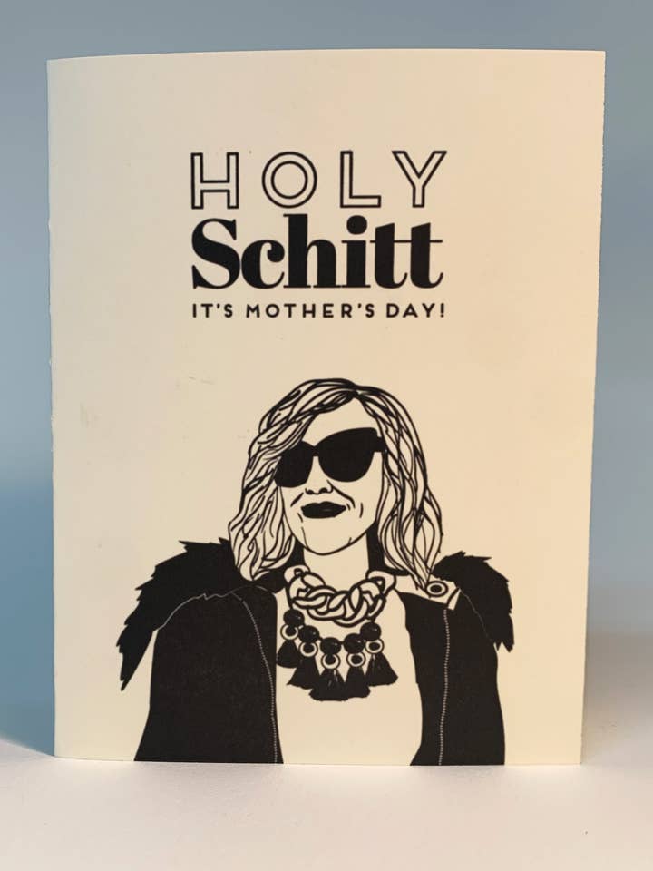 Carte de Schitt Sainte Mère heureuse pour la vente par Coffee n Cream Press