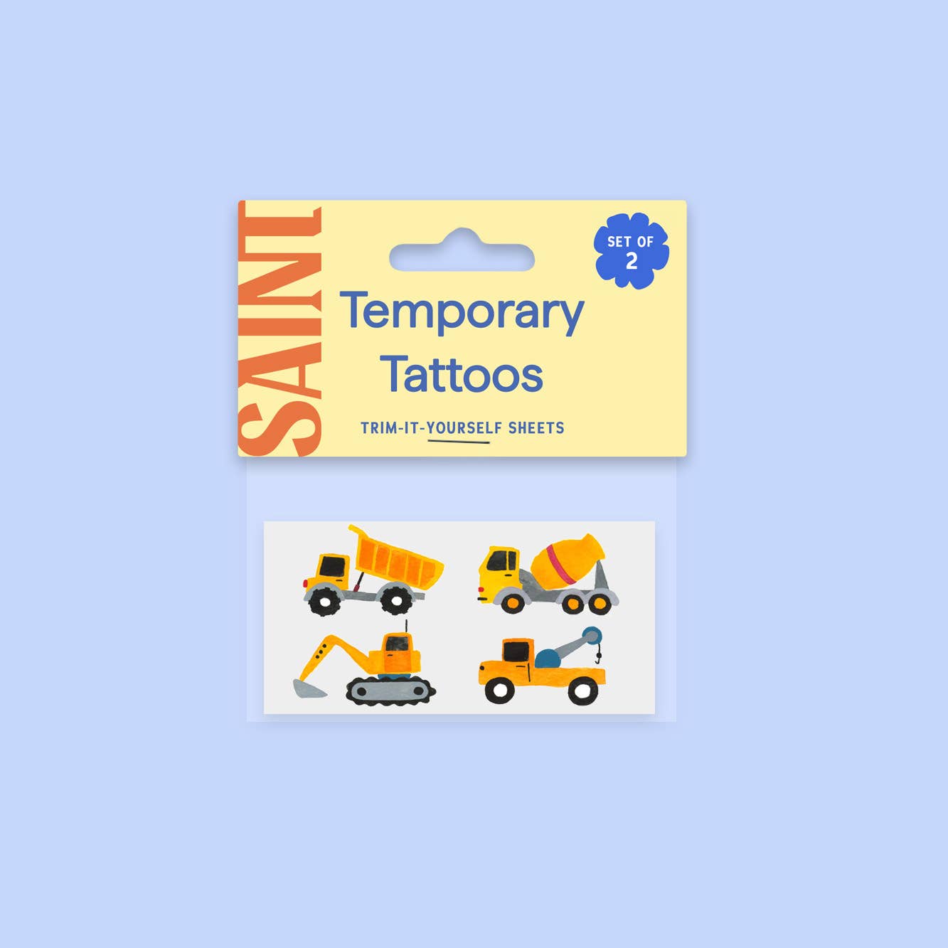 Saint Tattoos - Wholesale Temporary Tattoo - Kids - Construction Crew Temporary Tattoos8