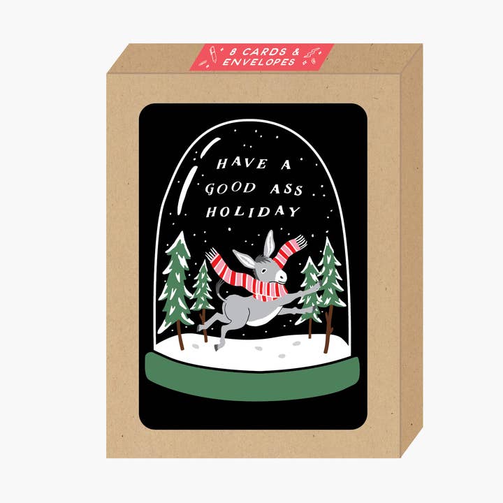 Party of One - Wholesale Season's Greetings Card - Boxed Good Ass Holiday Card