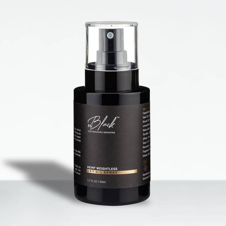 Hemp Weightless Dry Oil Spray for wholesale by Mr. Black