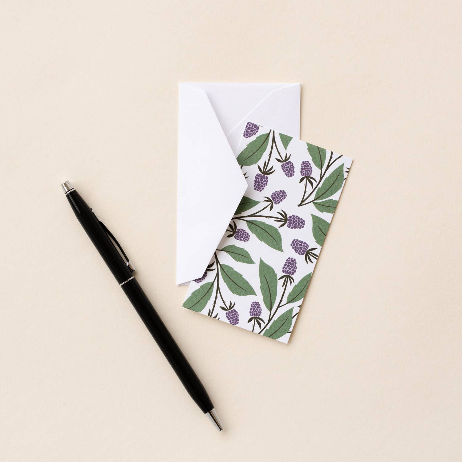 HAZELMADE® Tea Towels + Gifts - Wholesale Stationery/Notecard Set - Blackberry Mini Note Set | Cards2