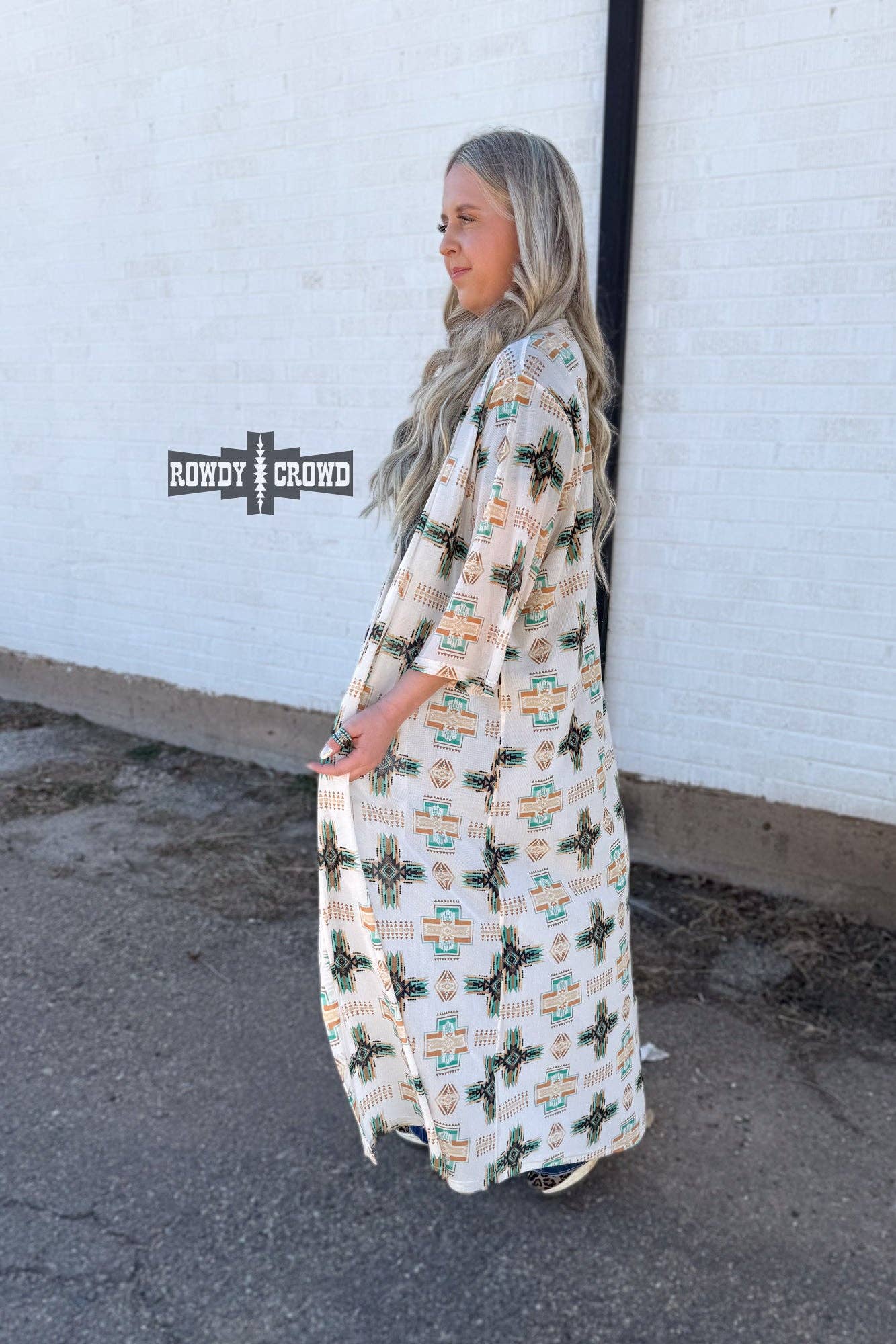 Rowdy Crowd Clothing - Wholesale Kimono - Women's - Broken Bow Duster5