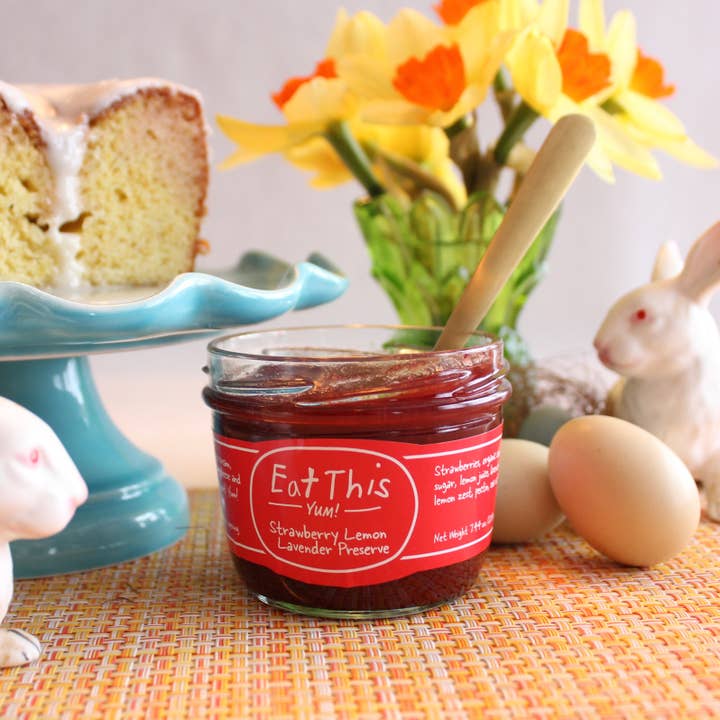 Eat This Yum - Wholesale Jam/Jelly - Strawberry Lemon Lavender Preserve