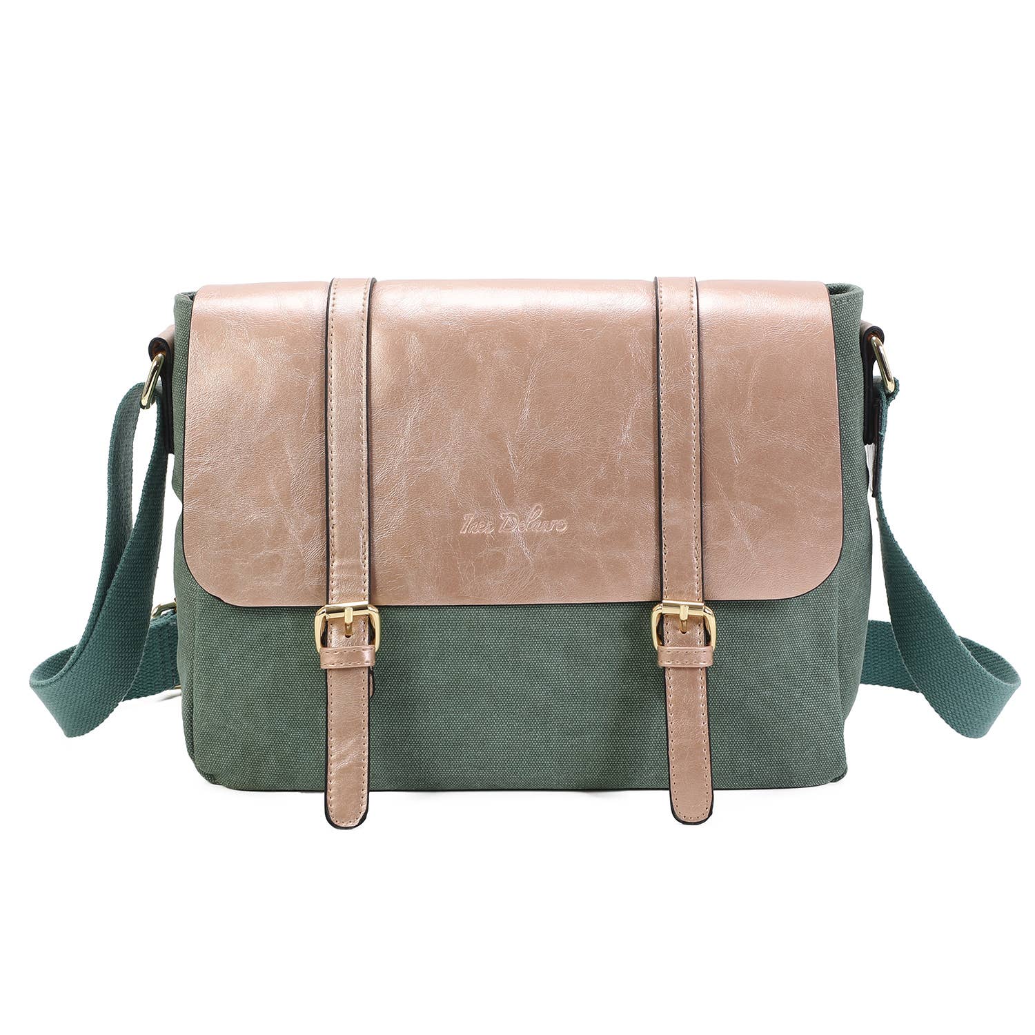 INES DELAURE - Wholesale Shoulder Bag - Women's - Dual-material shoulder bag in very light canvas6