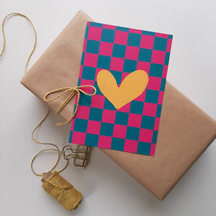 Color Blocking - Cuore giallo per la vendita all'ingrosso da parte di JUDITH maakt