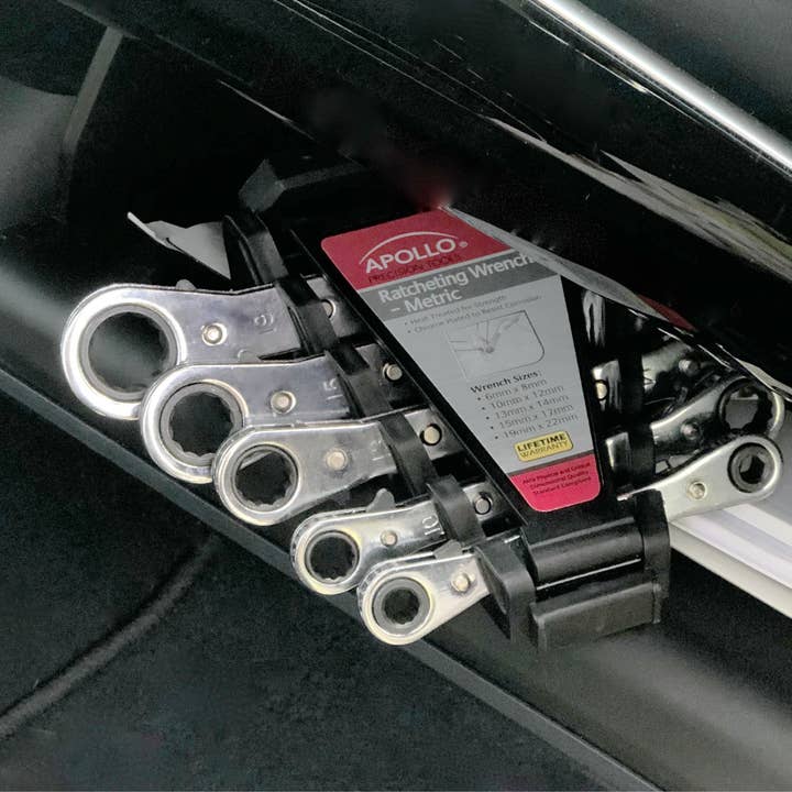 Apollo Tools - Wholesale Handy Tool - 5 Ratcheting Wrenches - Metric7