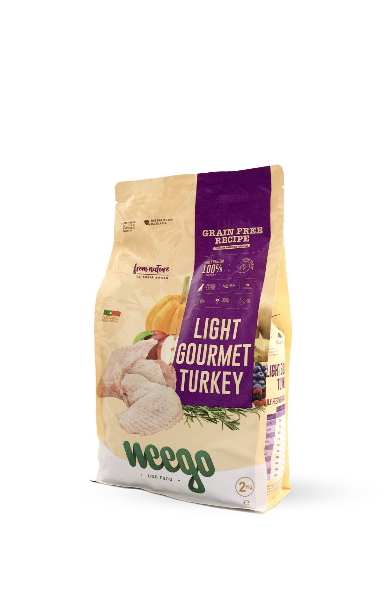 Weego - Wholesale Pet Food - Dog - Weego Grain Free Dog Food Adult Gourmet Turkey2