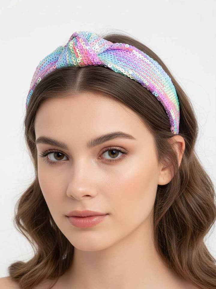 Sequence Mermaid Headband for wholesale by Amerikan Basics