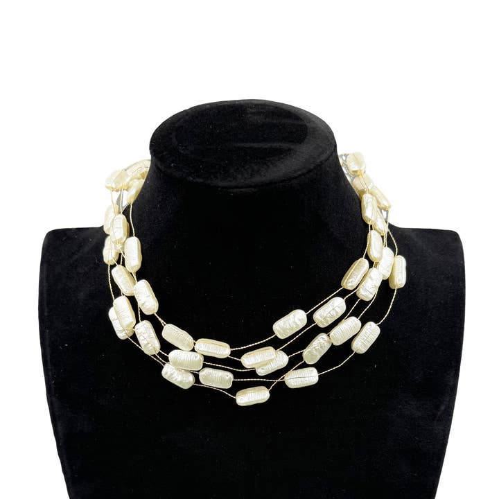 Multilayer Pearl Bead Necklace and other Purchase Wholesale fake pearls. Free Returns & Net 60 Terms on Faire trending on Faire.