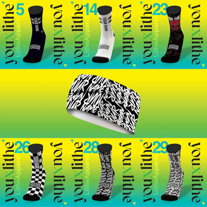 VOUS X LITHE | NOIR & BLANC | PACK DE 6 + 1 pour la vente par LITHE APPAREL