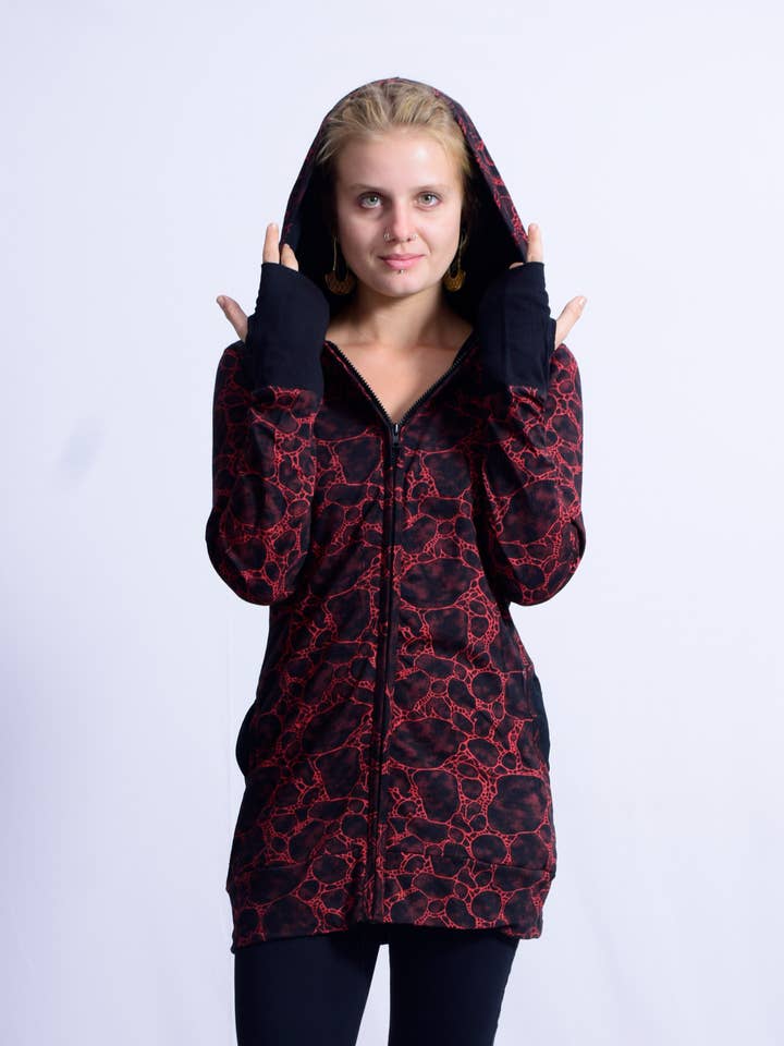 Lili Winter Jacket Printed for wholesale by Humanity Centred Designs