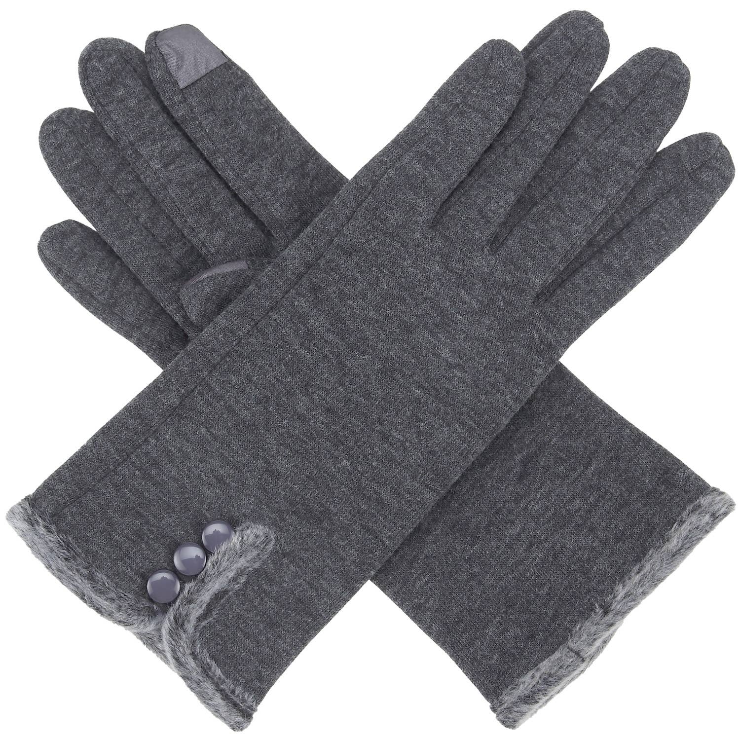 Jasper Trading LLC - Wholesale Gloves - Women's - JG767 - One Dozen Ladies Fleece Texting Gloves (555)5