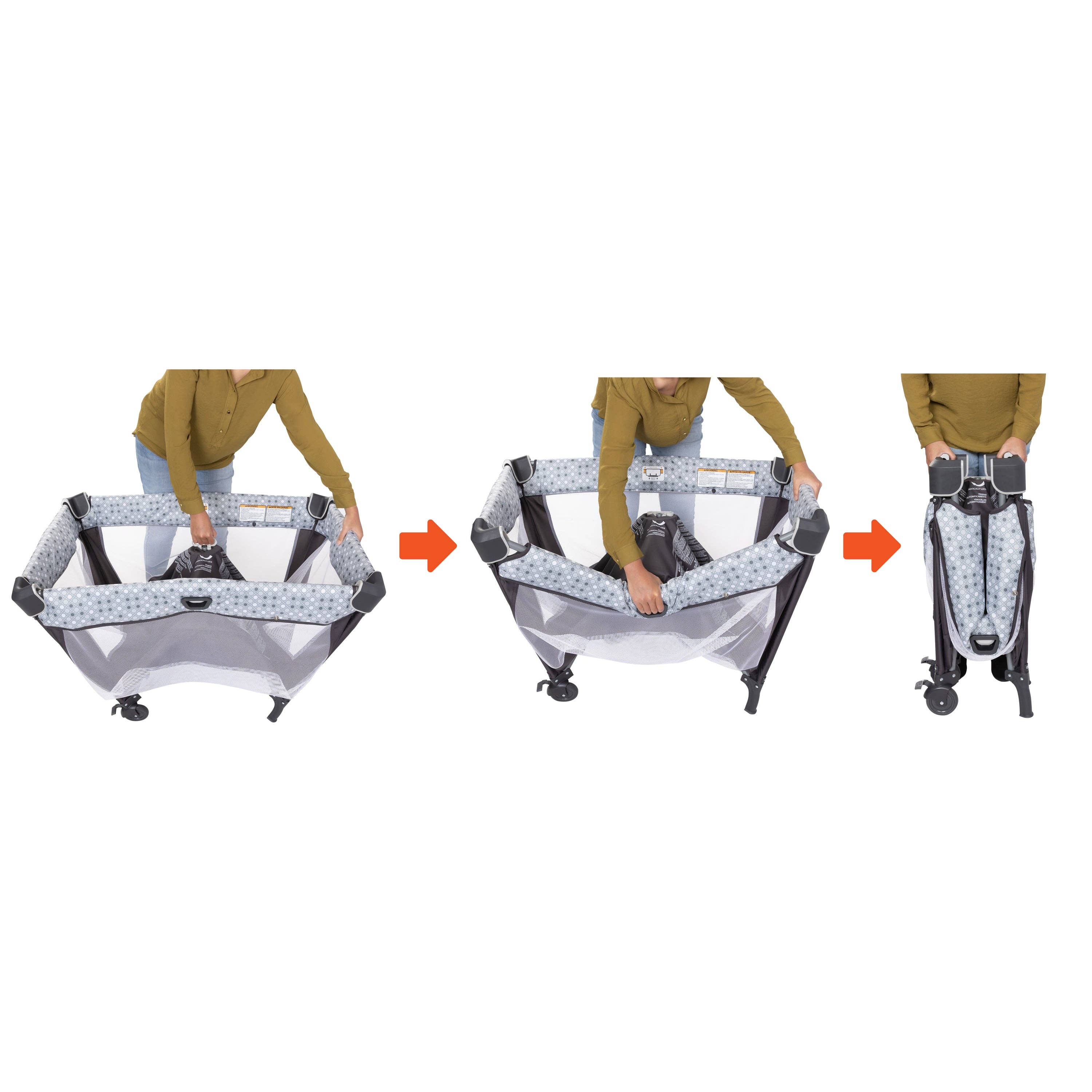 Baby Trend - Wholesale Bassinet - Baby - Nursery Den Playard with Snooze Pod & Flip Over Changer19