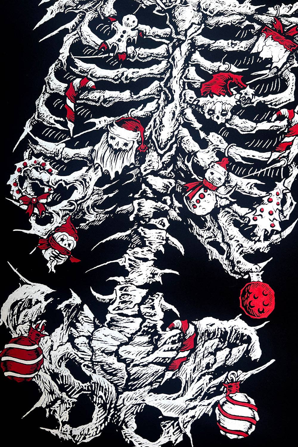 vampirefreaks - Wholesale T-Shirt (Graphic) - Unisex - Xmas Skeleton T-shirt1