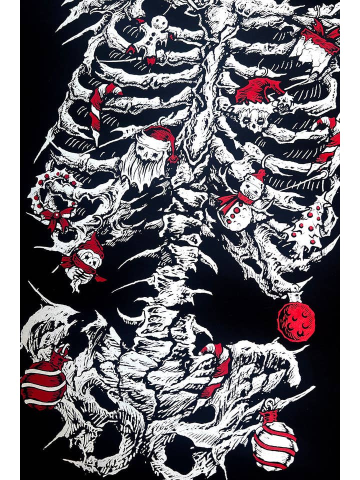 vampirefreaks - Wholesale T-Shirt (Graphic) - Unisex - Xmas Skeleton T-shirt1