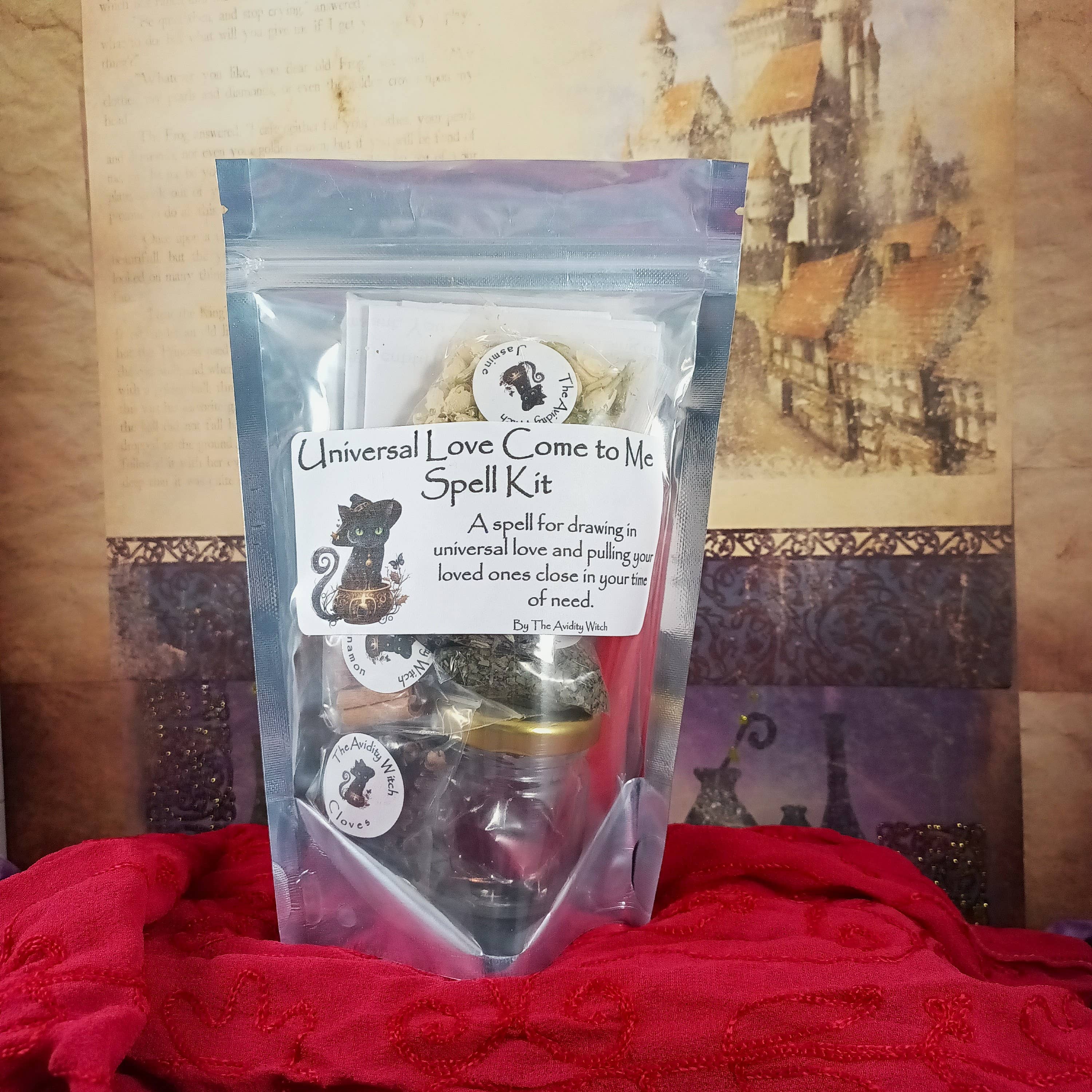 The Avidity Witch - Wholesale Meditation Supplies - Universal Love Come to Me Spell Kit21