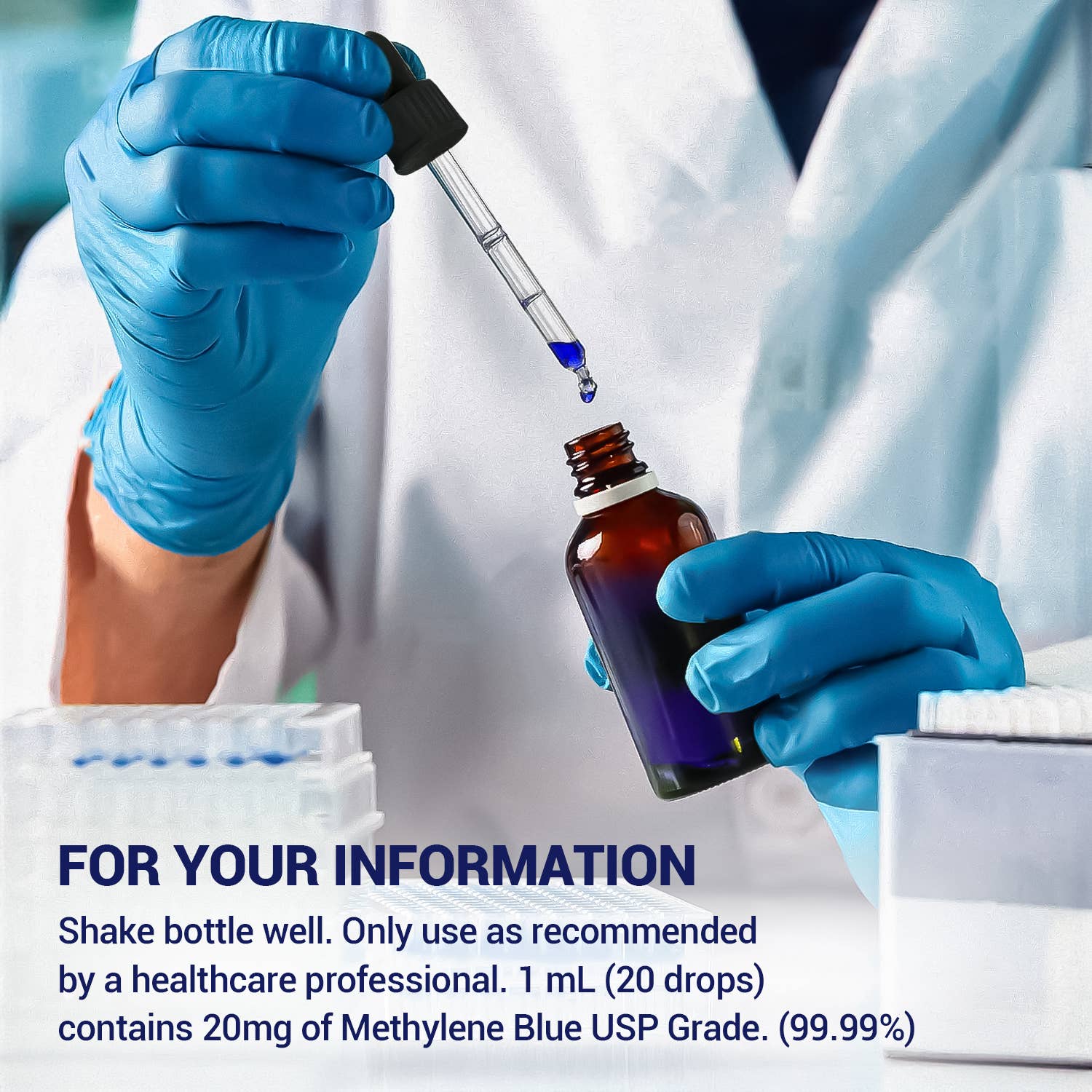 HARMONIFY - Wholesale Oral Supplement/Vitamin - HARMONIFY Methylene Blue 60 ML (2 FL OZ) USP Grade %25