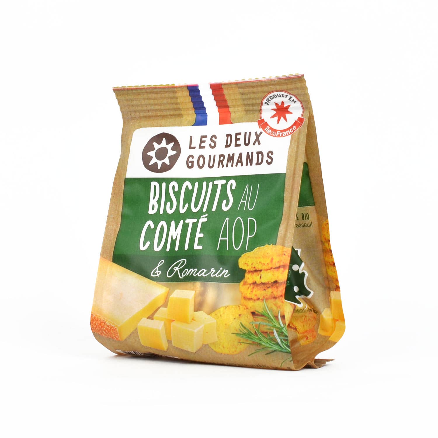 LES DEUX GOURMANDS - Wholesale Crackers - Comte AOP cookies — 35g bag0