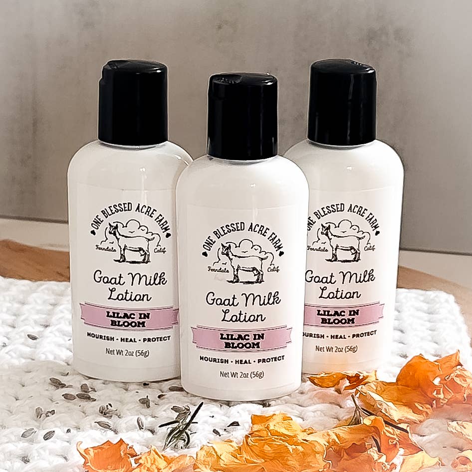 One Blessed Acre Farm – Engroshandel Hånd- og kropslotion – Gedemælk Lotion Håndcreme Body Lotion Rejsestørrelse Lotion6