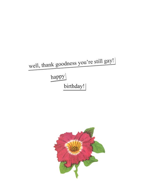 REMOVED BRAND - Wholesale Birthday Card - A2 birthday card - gay boy1