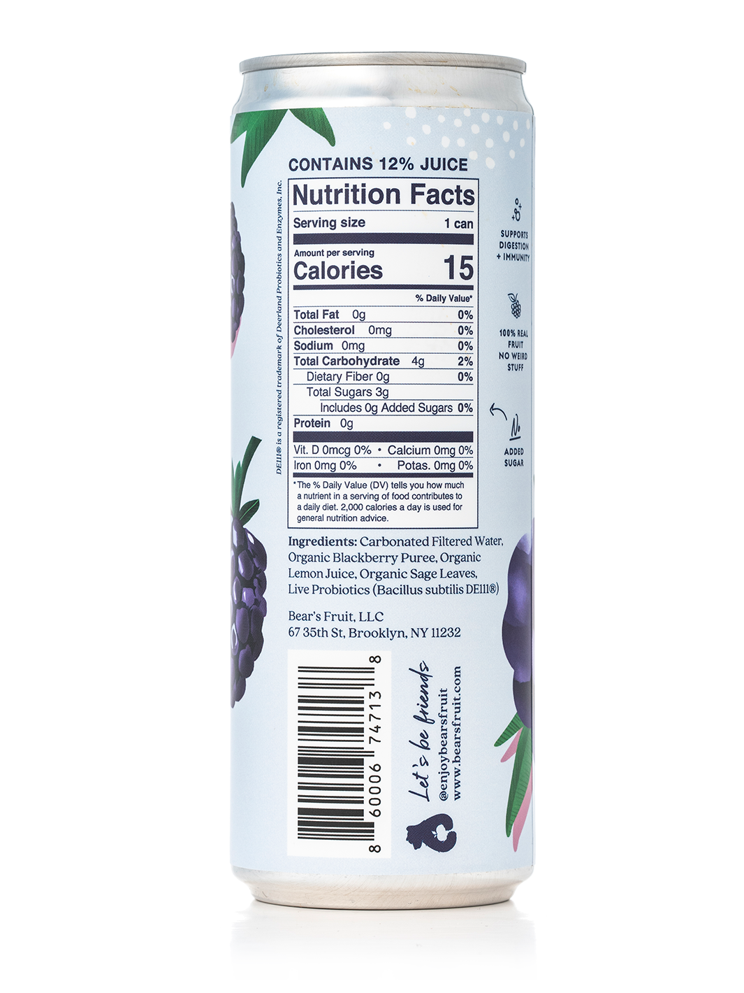 Bear's Fruit - Wholesale Sparkling Water - Blackberry Sage Probiotic Sparkling Water2