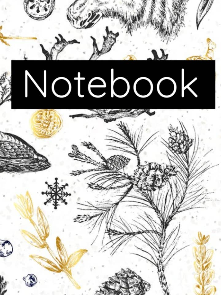 Cuaderno ilustrado de animales del bosque, diario para venta al por mayor de Moonlite Mama