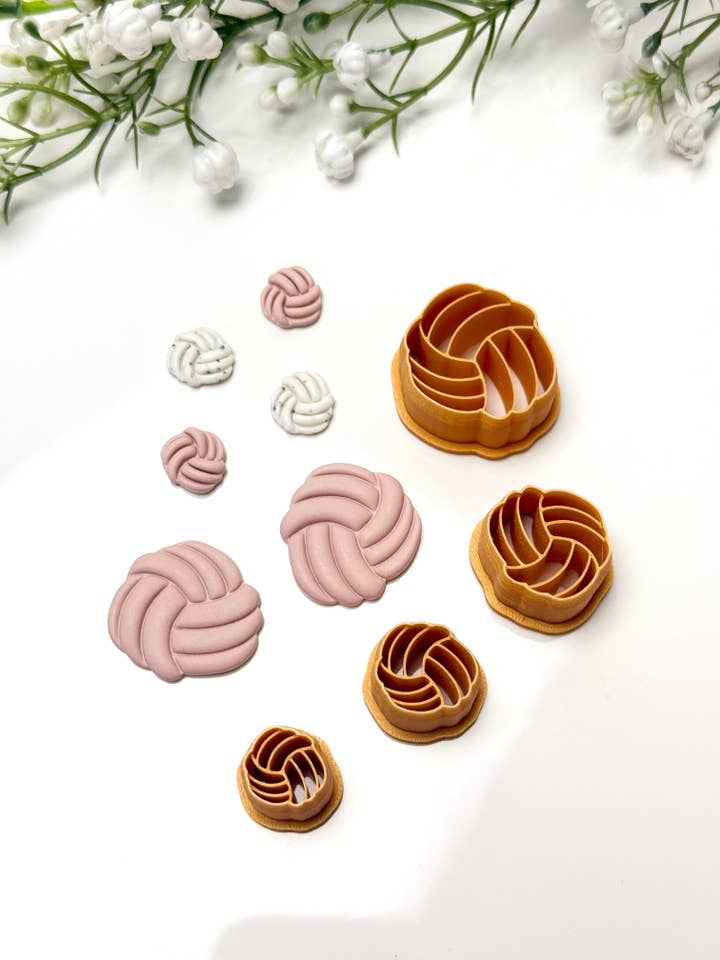 Knoop Polymeerklei Snijder PCC1764 voor wholesale door Tera Clay