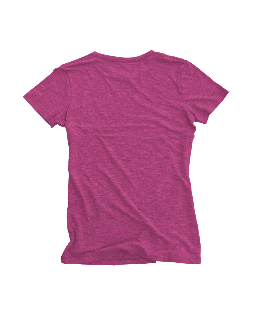 GOEX Apparel - Wholesale T-Shirt - Women's - Ladies Short Sleeve Triblend Tee10
