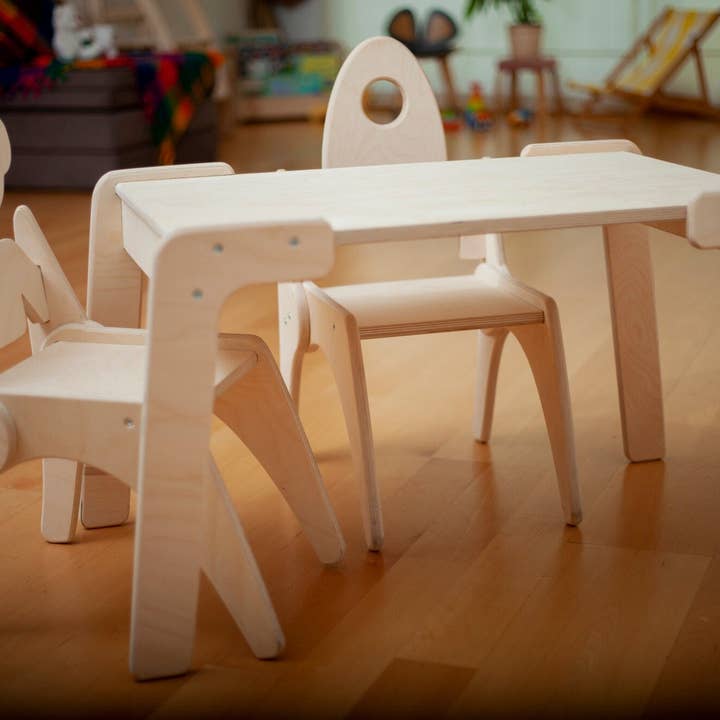 kidodido - Wholesale Stoel - Kinderen - Houten kindertafel en -stoel, kinderbureau en stoelen4