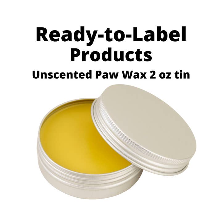 White Label Natural Paw Wax 2 oz Tin, All-Weather Protection for wholesale by Simply Sage Dog Treats, LLC