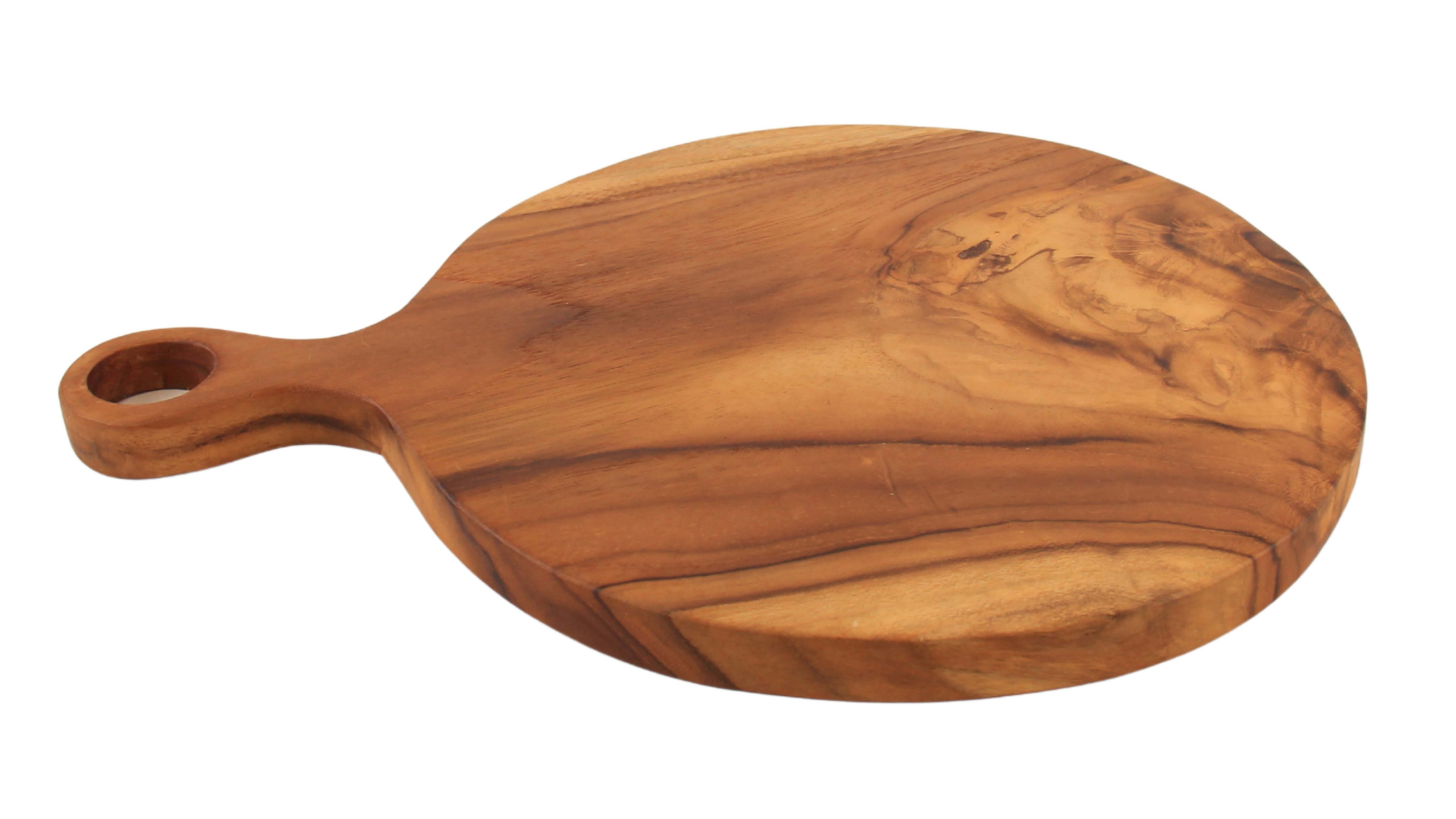 Andaluca - Wholesale Cheese Board - Round Teak Charcuterie Board2