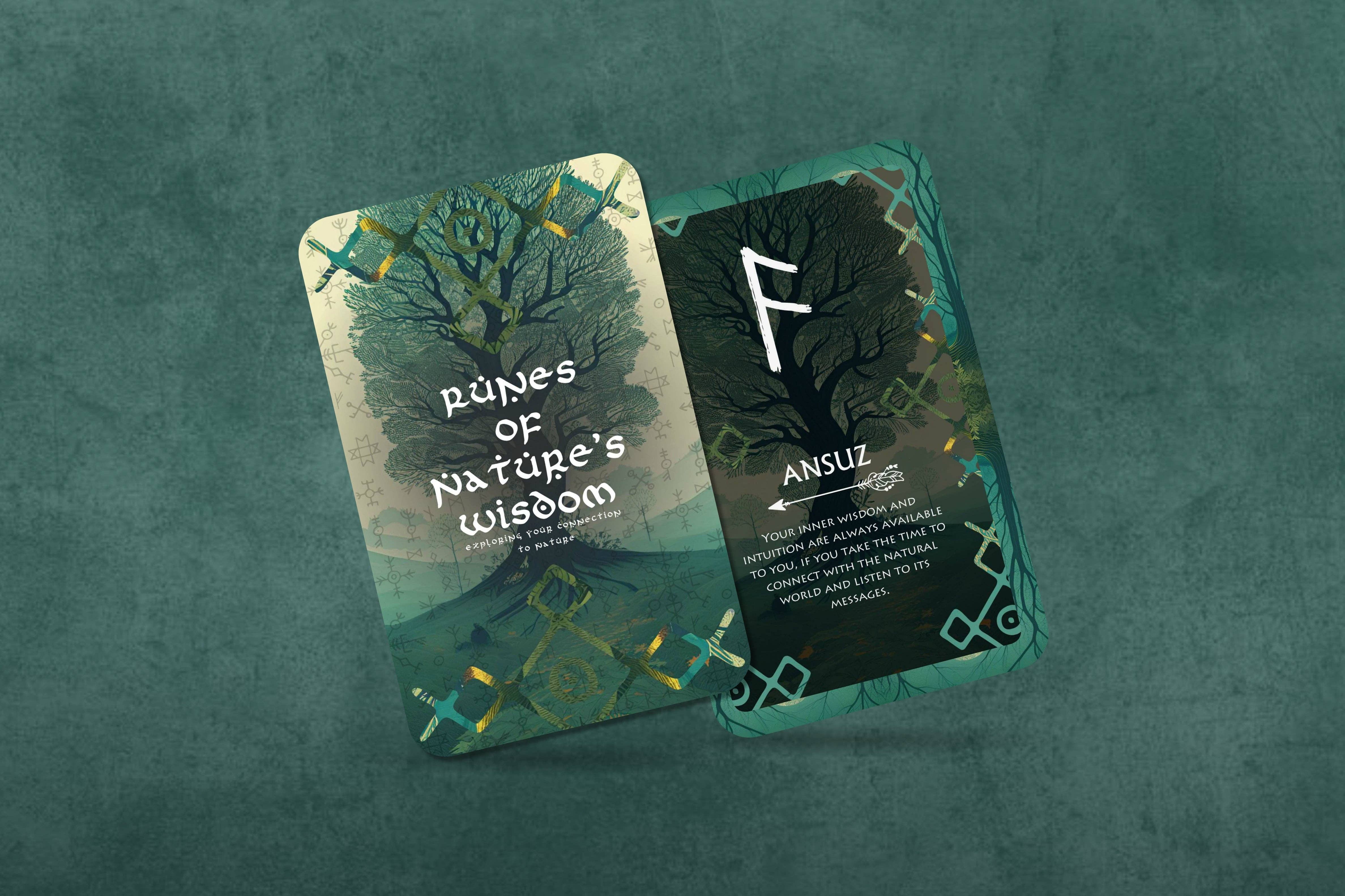 Ibiza Tarot USA - Venta al por mayor Cartas del tarot - Runes of Nature Wisdom: explorando tu conexión con la naturaleza6