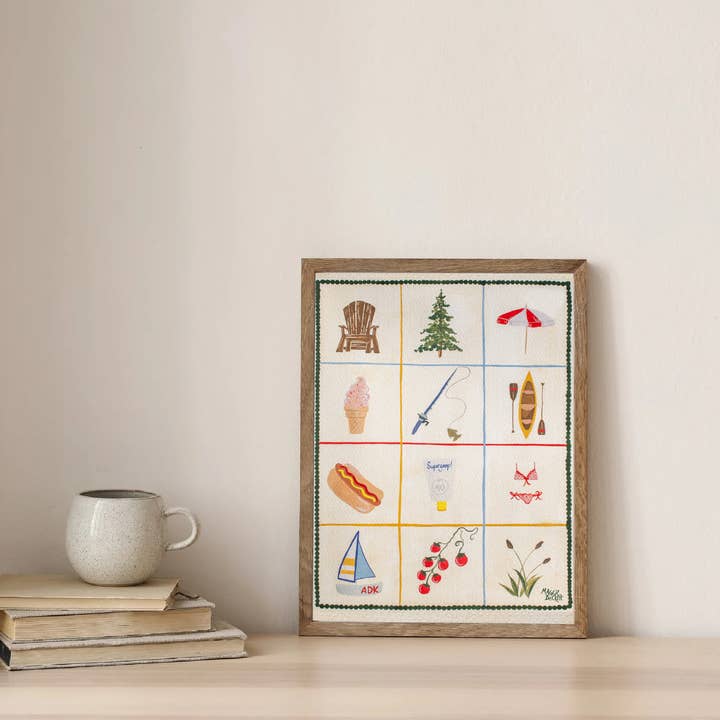 Upstate Summer Art Print for wholesale by Maggie Beckett Studio