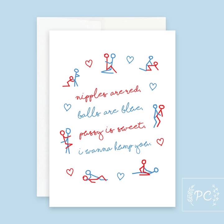I Wanna Hump You | greeting card for wholesale by Prairie Chick Prints