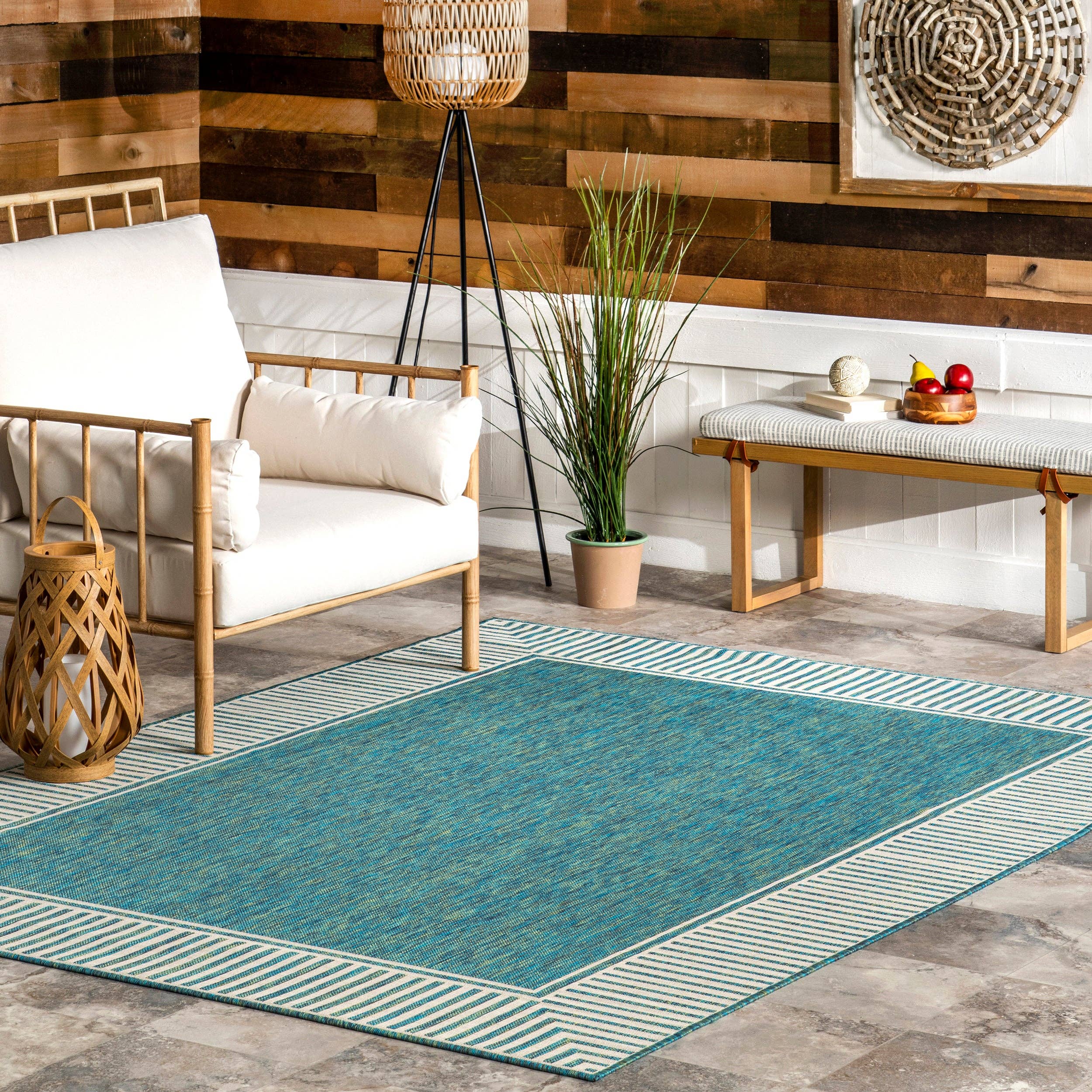 nuLOOM - Wholesale Area Rug - Nuloom Asha Simple Striped Indoor/Outdoor Area Rug67