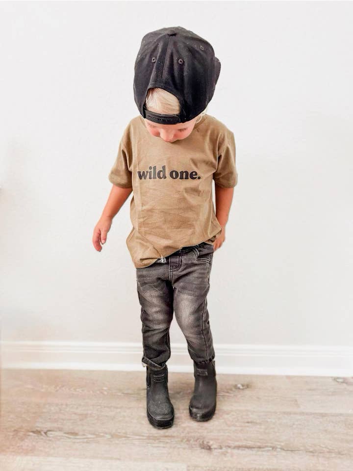 AK CLOTHING COMPANY, LLC - Wholesale Screen Printed T-Shirt - Kids - Wild One Graphic tee