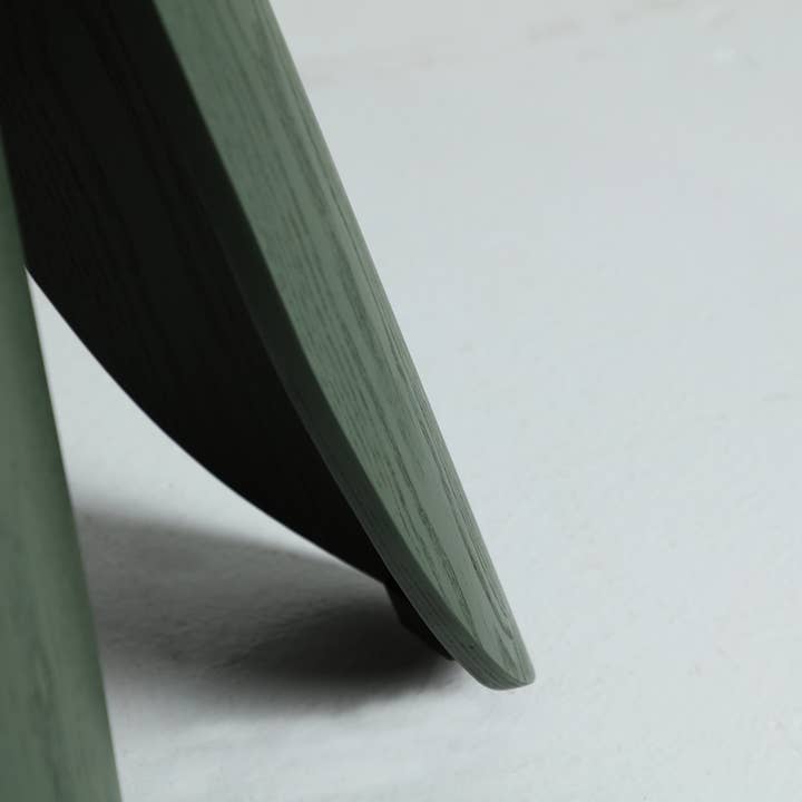 Kodu Home Design - Wholesale Side Table - Ash wood dining table in matte green color, 120x1