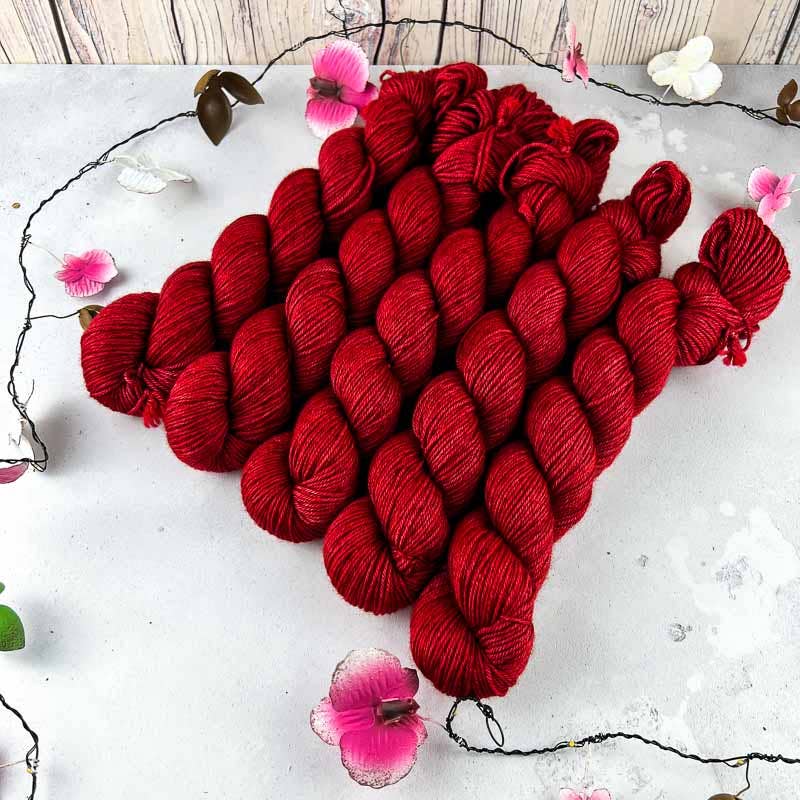 Orchidean Luxury Yarns - Wholesale Yarn - Mulberino 4ply  Merino Silk and Yak yarn dyed to order12