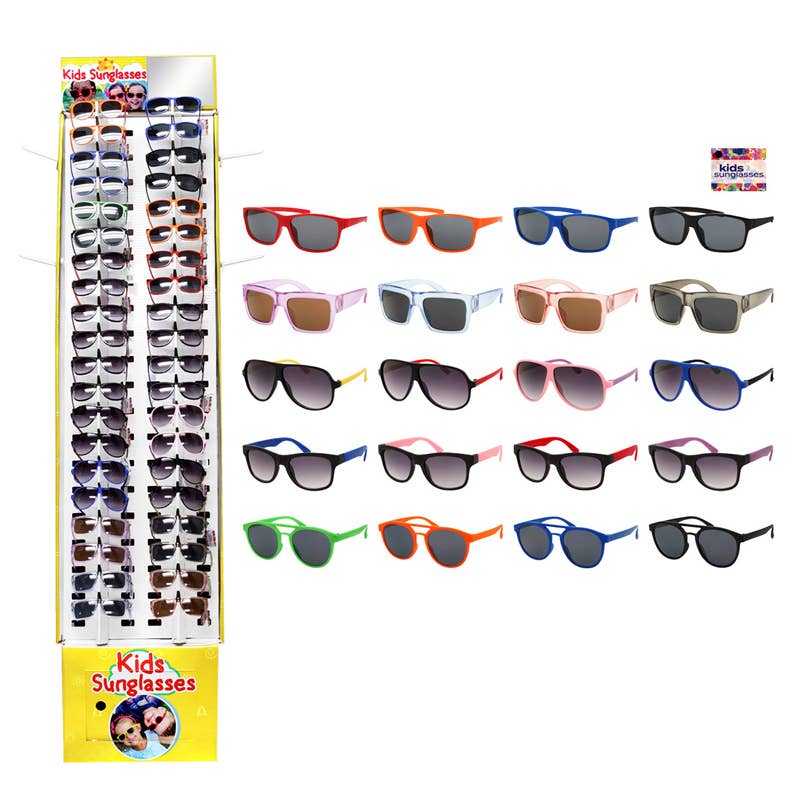 Deluxe Import Trading - Wholesale Retailer Display - Kids & Baby - 180pc Kids Sunglasses Display0