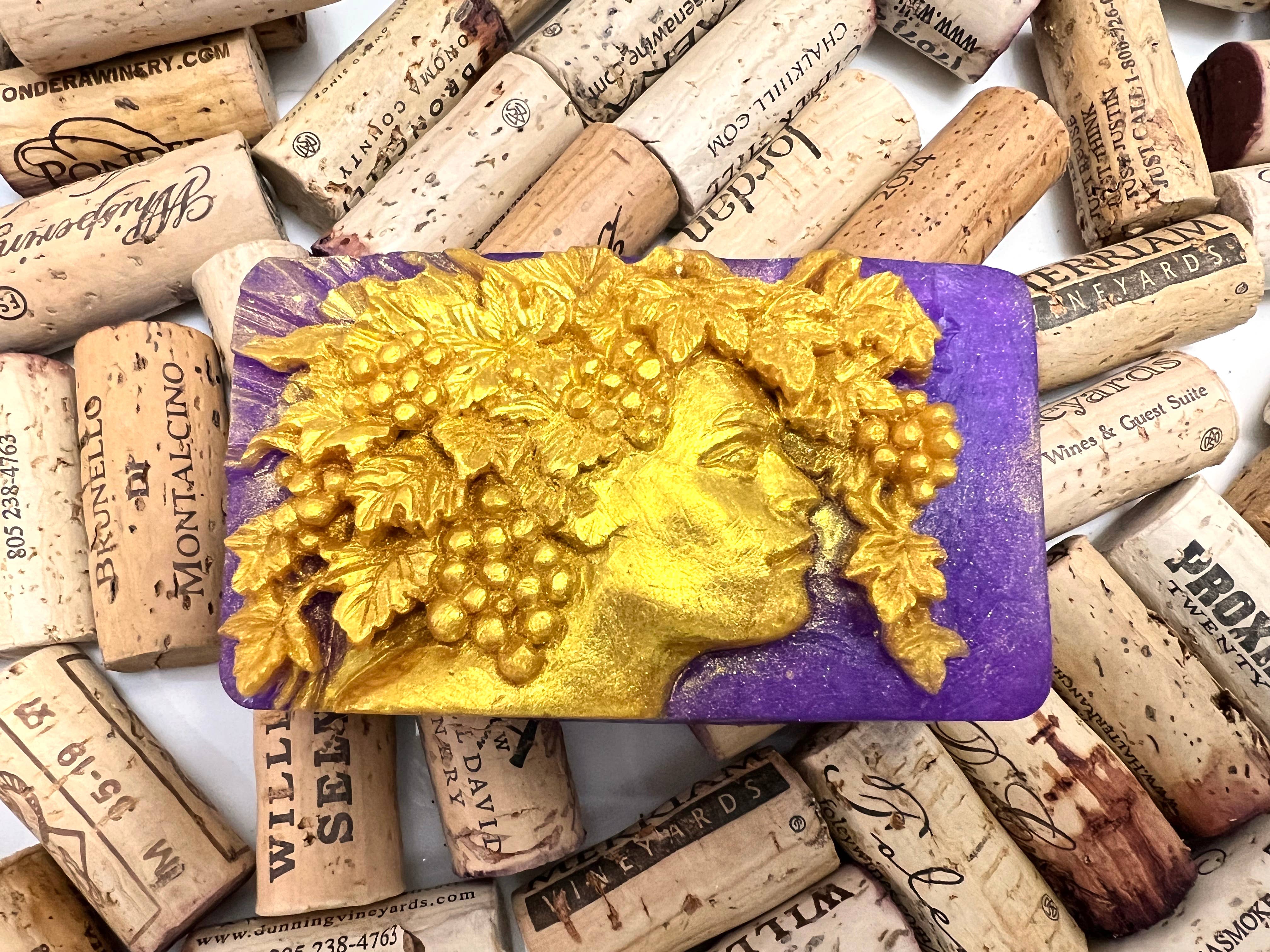 Beach City Boutique - Wholesale Bar Soap - Bacchus Soap, Dionysus god of wine, 5 Bars10