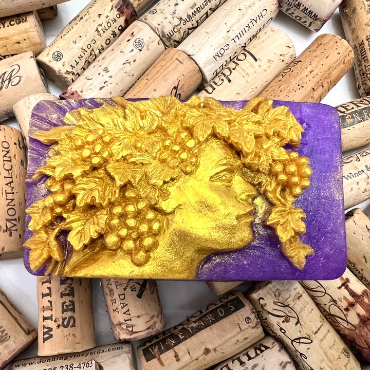 Beach City Boutique - Wholesale Bar Soap - Bacchus Soap, Dionysus god of wine, 5 Bars10
